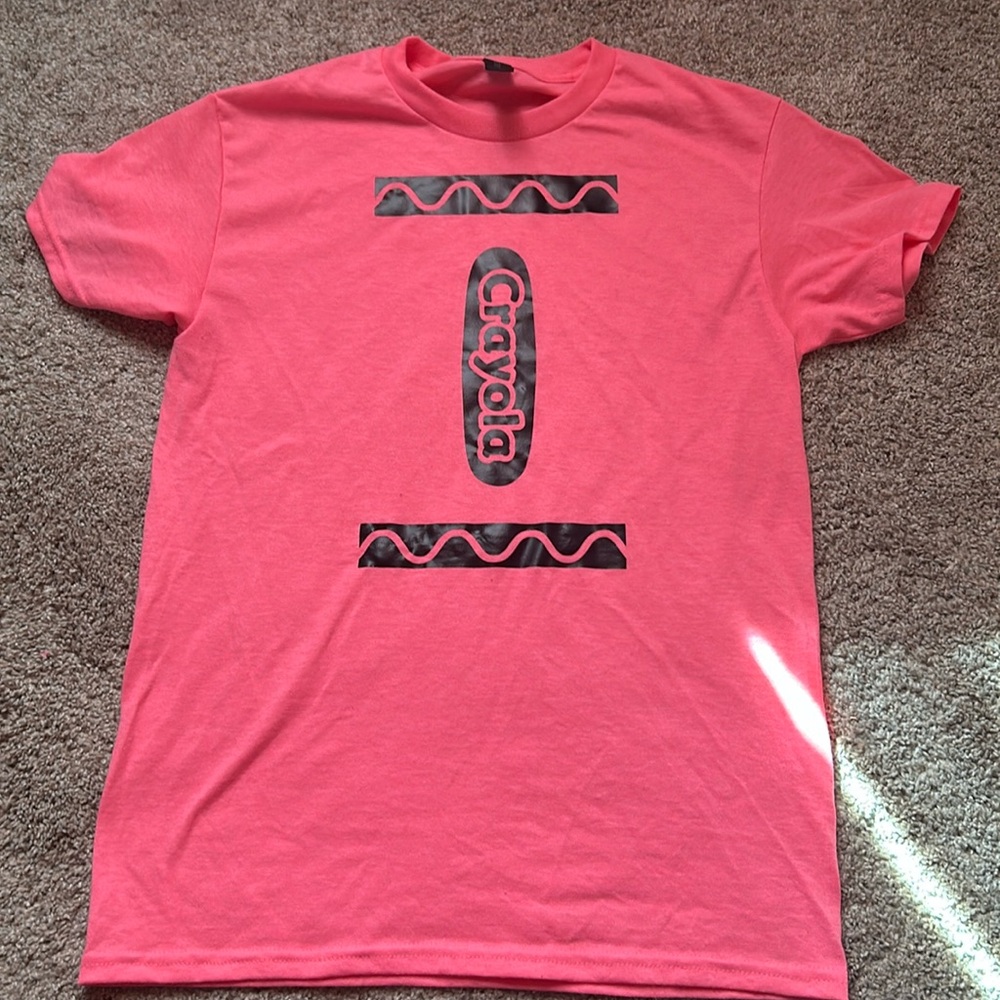 Bright pink Crayola t-shirt